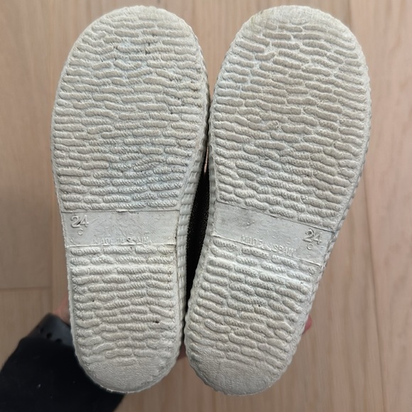 Cienta Mary Jane black gold 24 size 8 - Picture 2 of 2